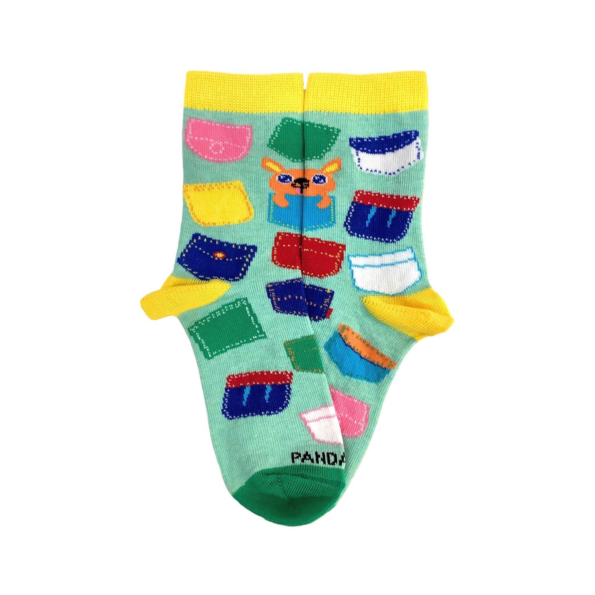 Baby Kangaroo in Pocket Socks (Ages 3-7) from the Sock Panda - Picture 7 of 8