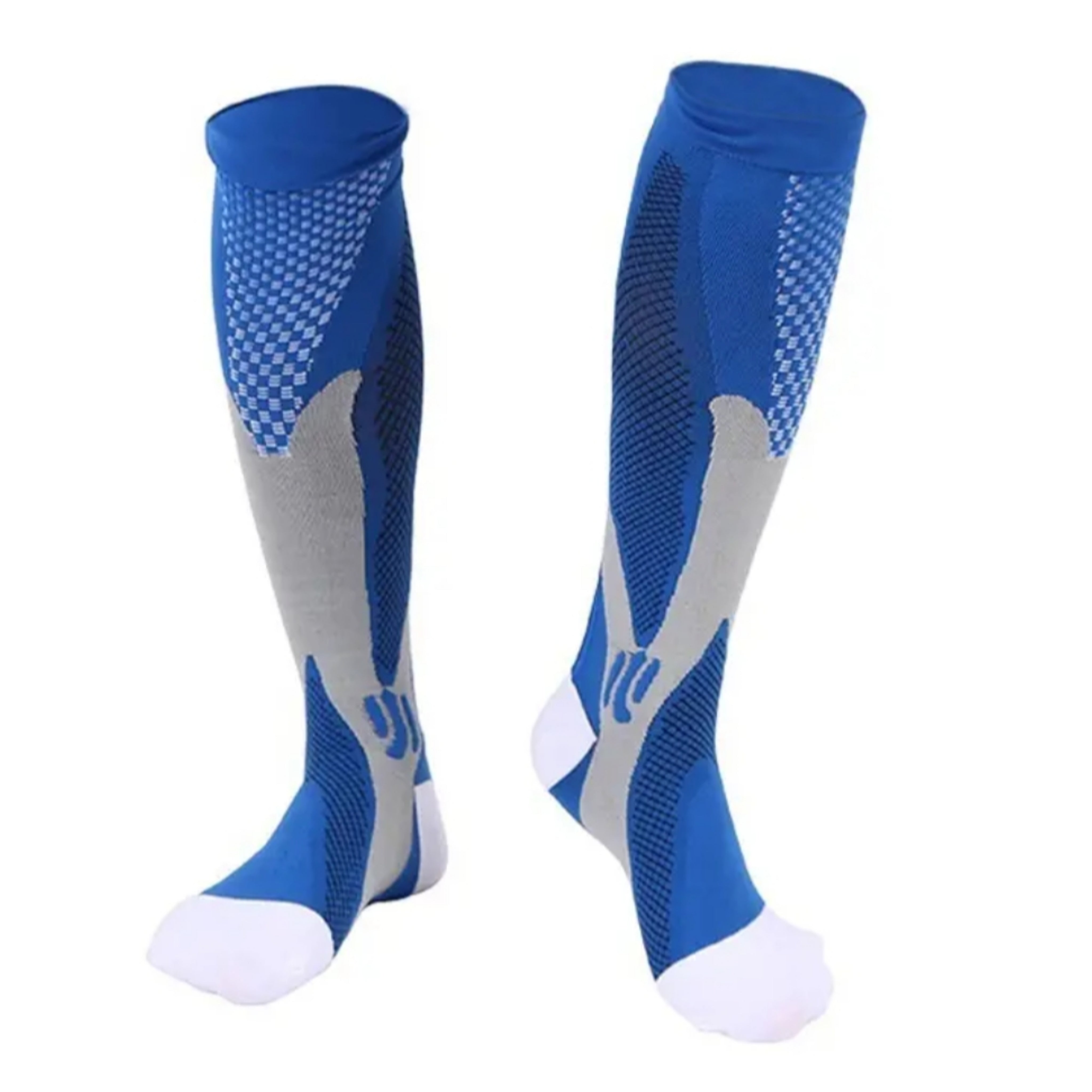 Blue Sport Knee High - (Compression Socks) - Picture 8 of 8