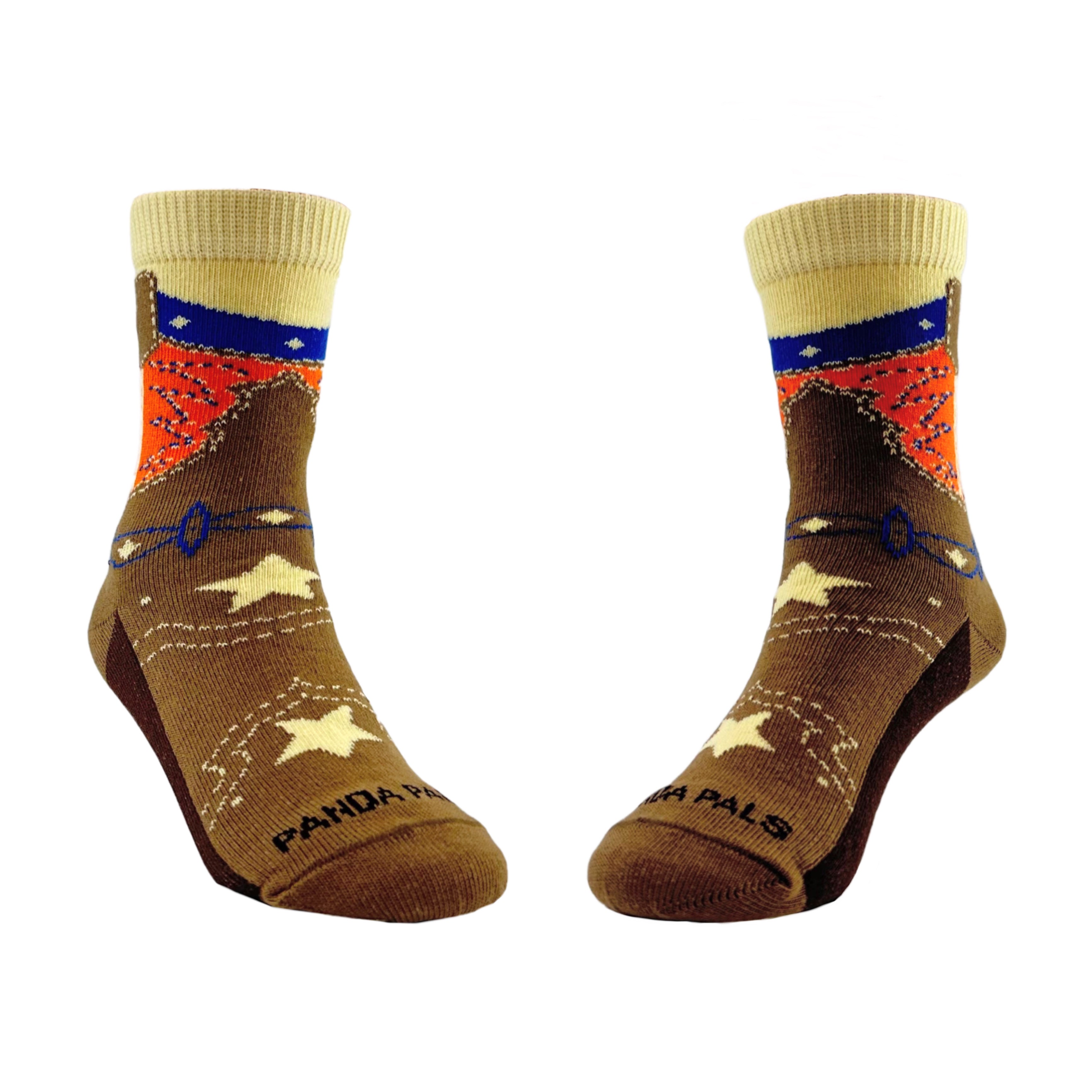 Western Boot Socks from the Sock Panda (Ages 3-7) - Picture 6 of 6