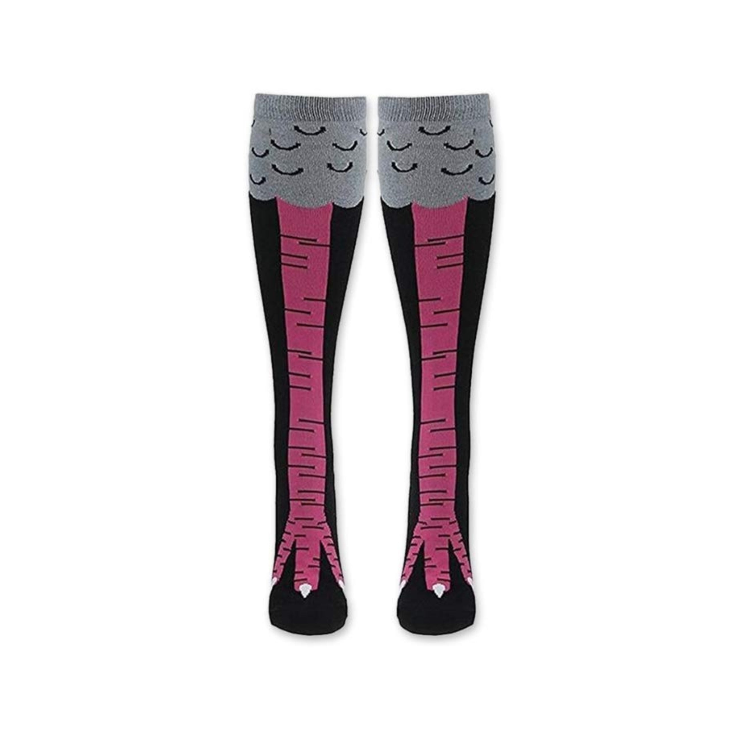 Funny Chicken Leg Socks (Knee High) - Picture 6 of 8