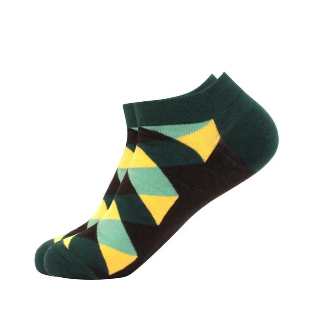 Colorful Argyle Ankle Socks (Adult Large) from the Sock Panda - Picture 7 of 8
