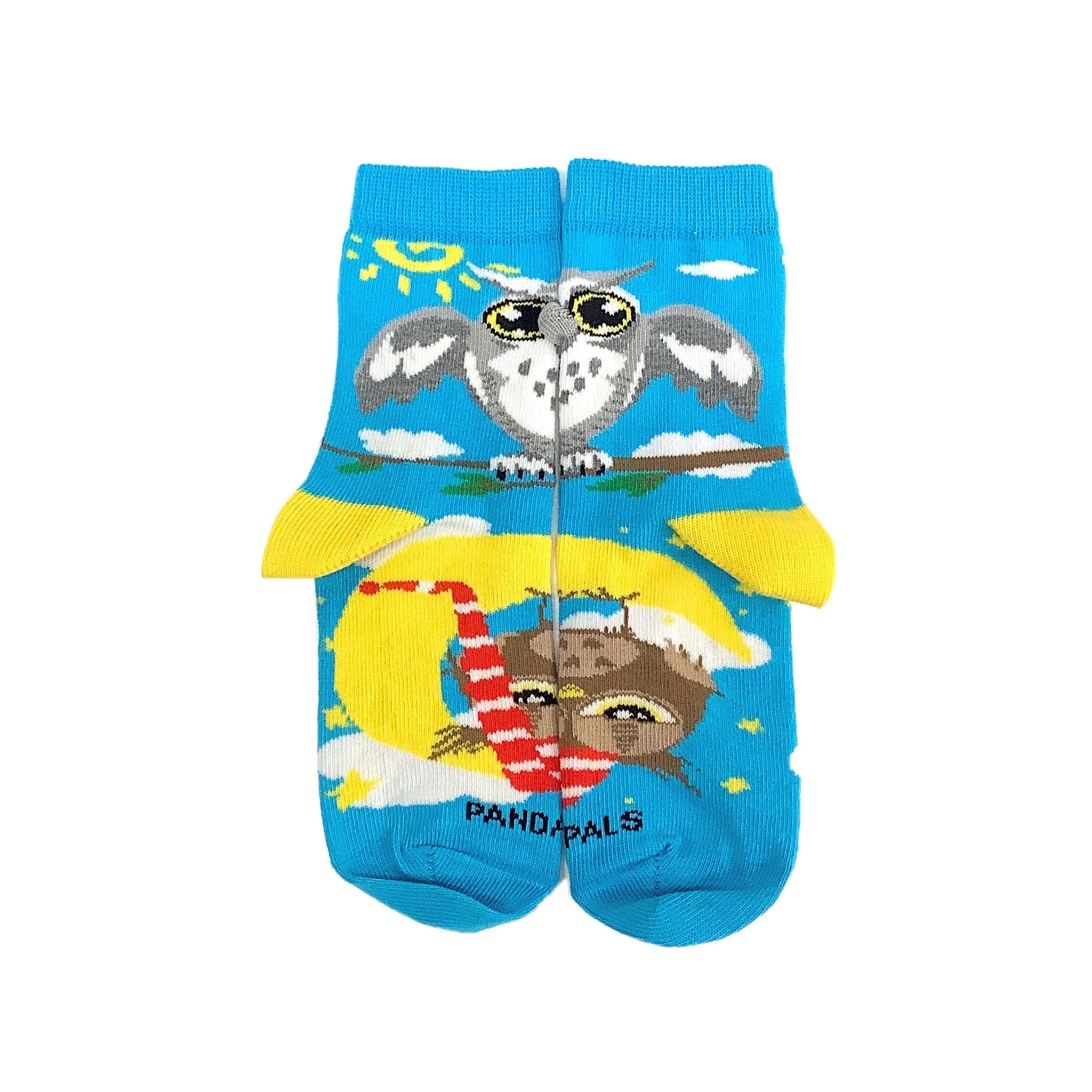 Day and Night Owls Socks (Ages 3-7) from the Sock Panda - Picture 7 of 7