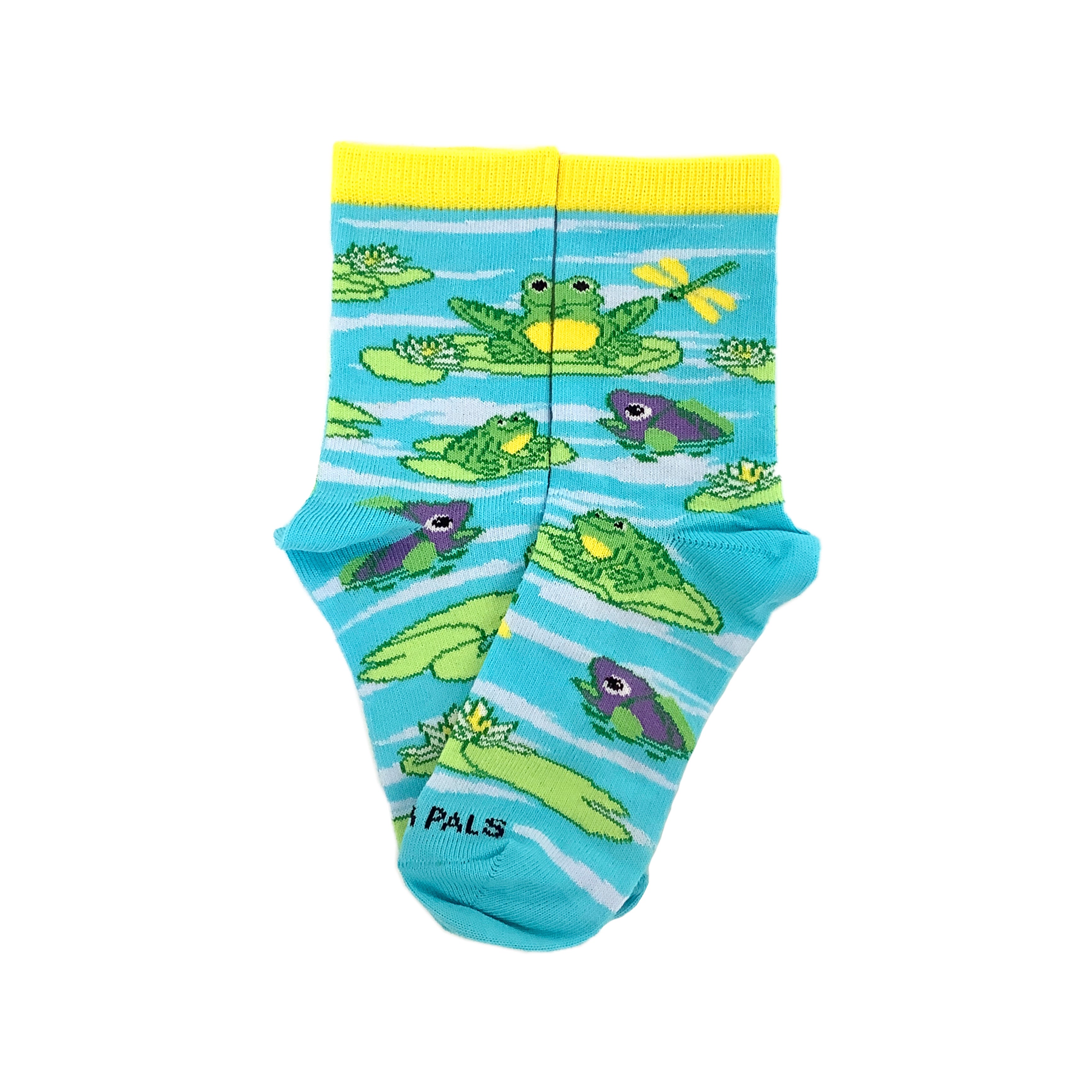 Frog on Lily Pads Socks from the Sock Panda (Ages 3-7) - Picture 6 of 7
