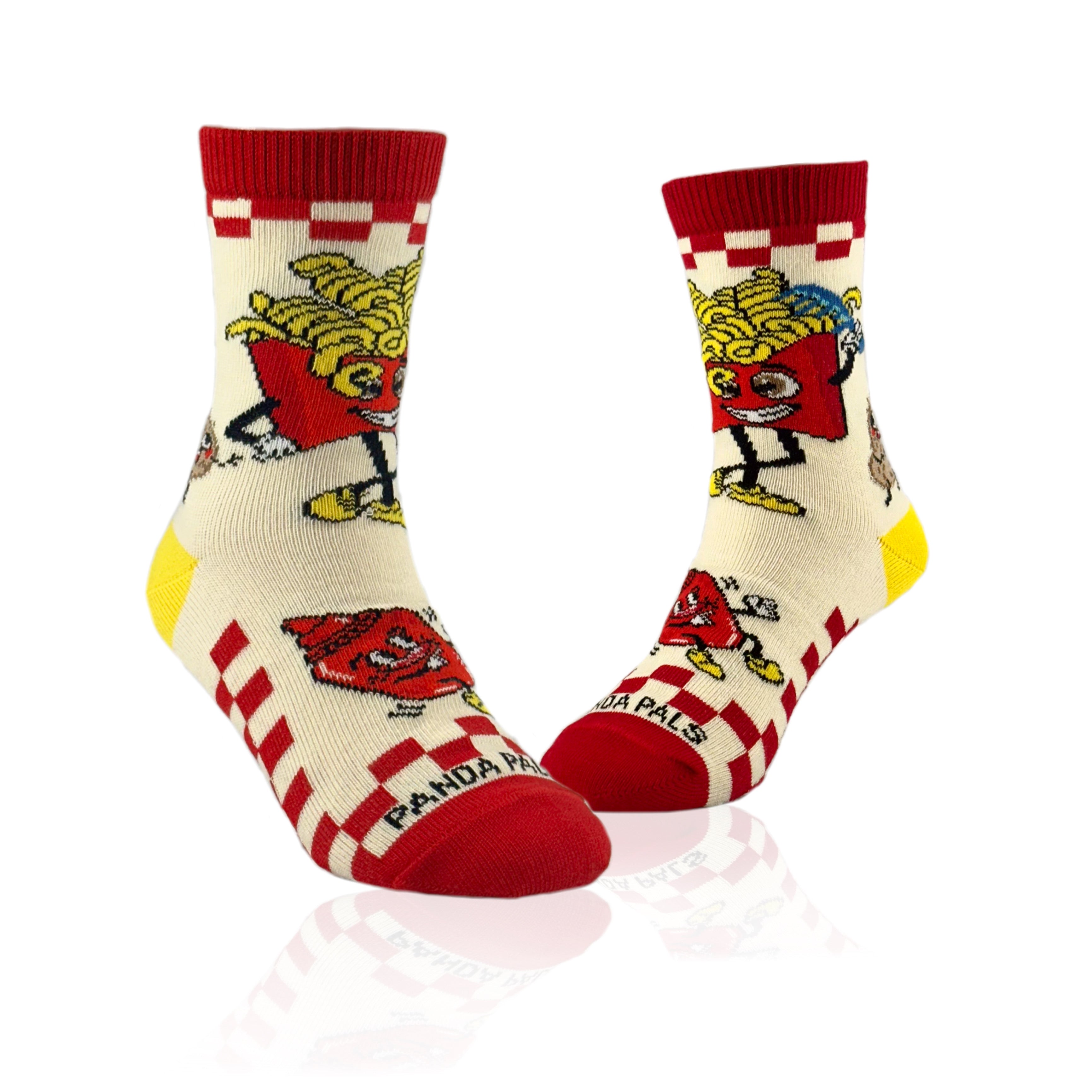 French Fry Socks from the Sock Panda (Ages 3-7) - Picture 7 of 7