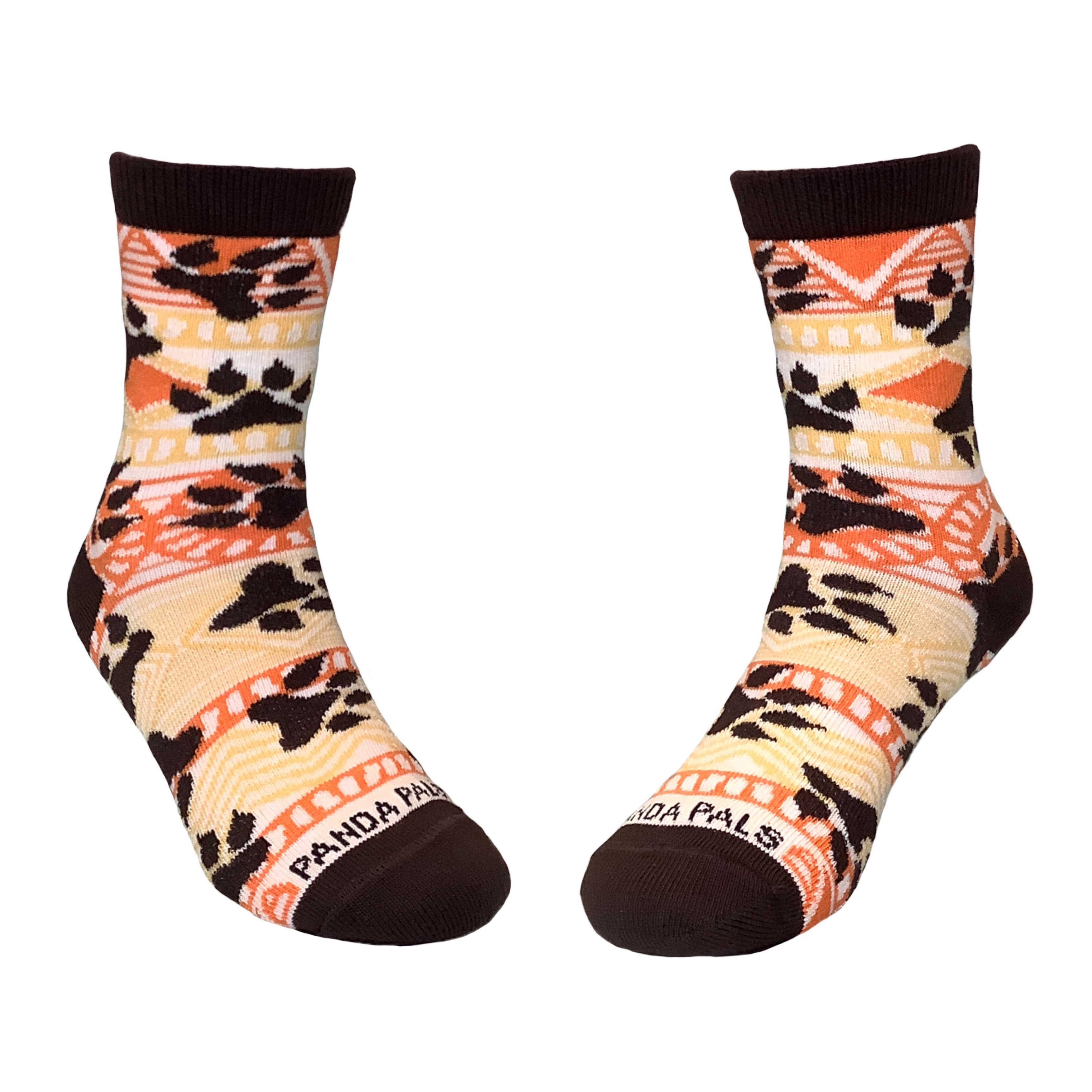 Lion Paws with Tribal Prints Sock (Ages 3-7) from the Sock Panda - Picture 7 of 8
