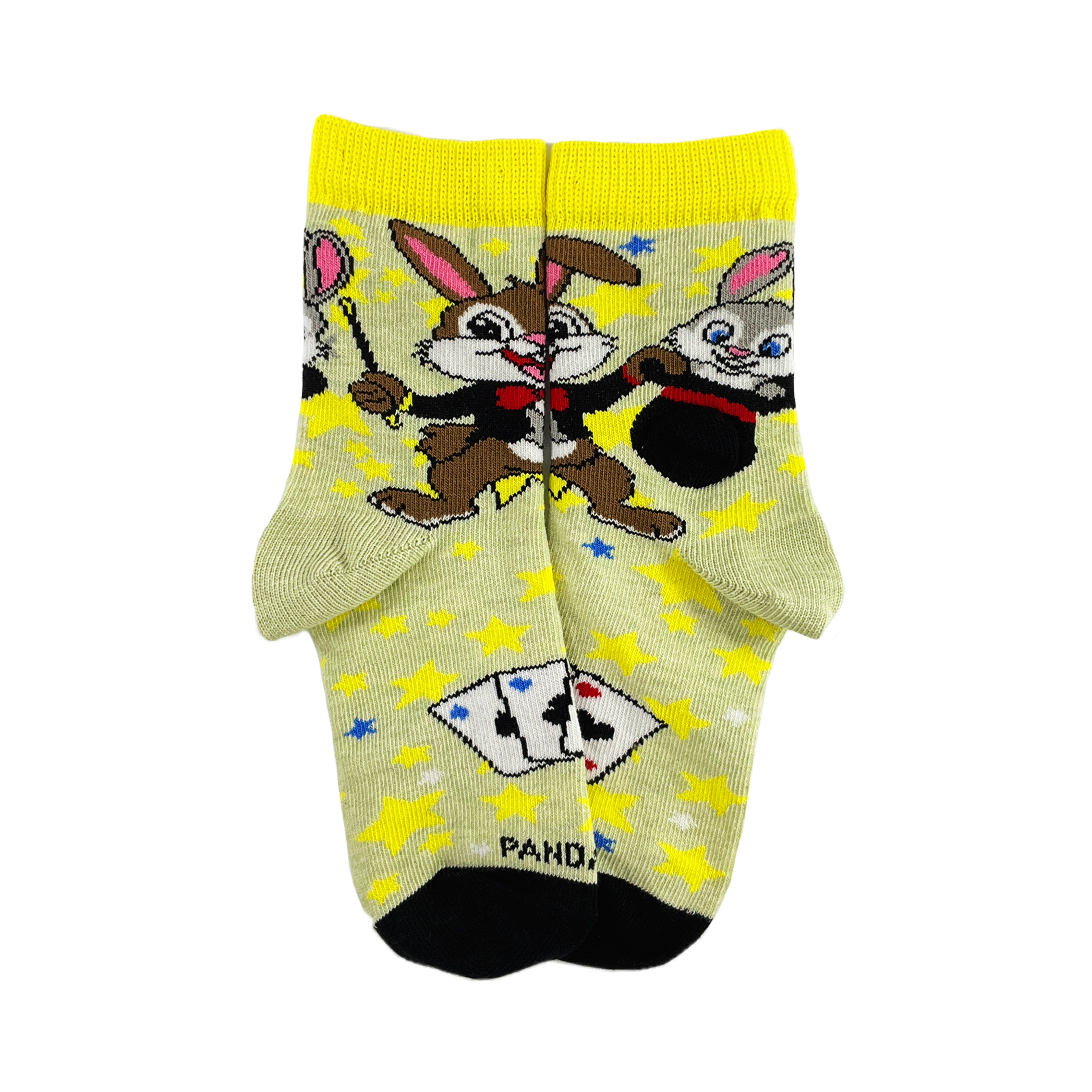 Rabbit Magician Socks from the Sock Panda (Ages 3-7) - Picture 7 of 7