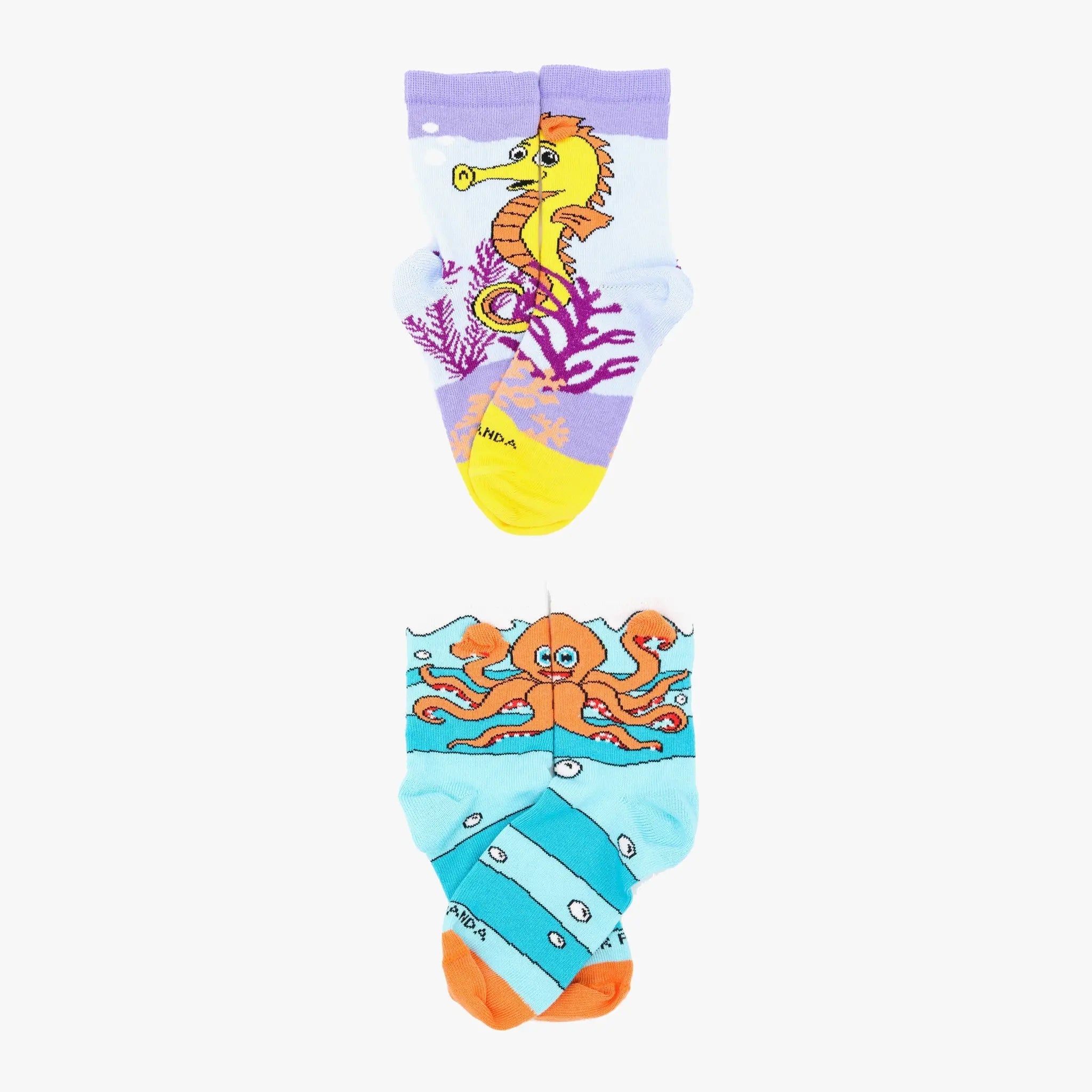 Sea Creatures Socks - Ocean Adventure (Set of Two) (Ages 0-7) - Picture 8 of 9