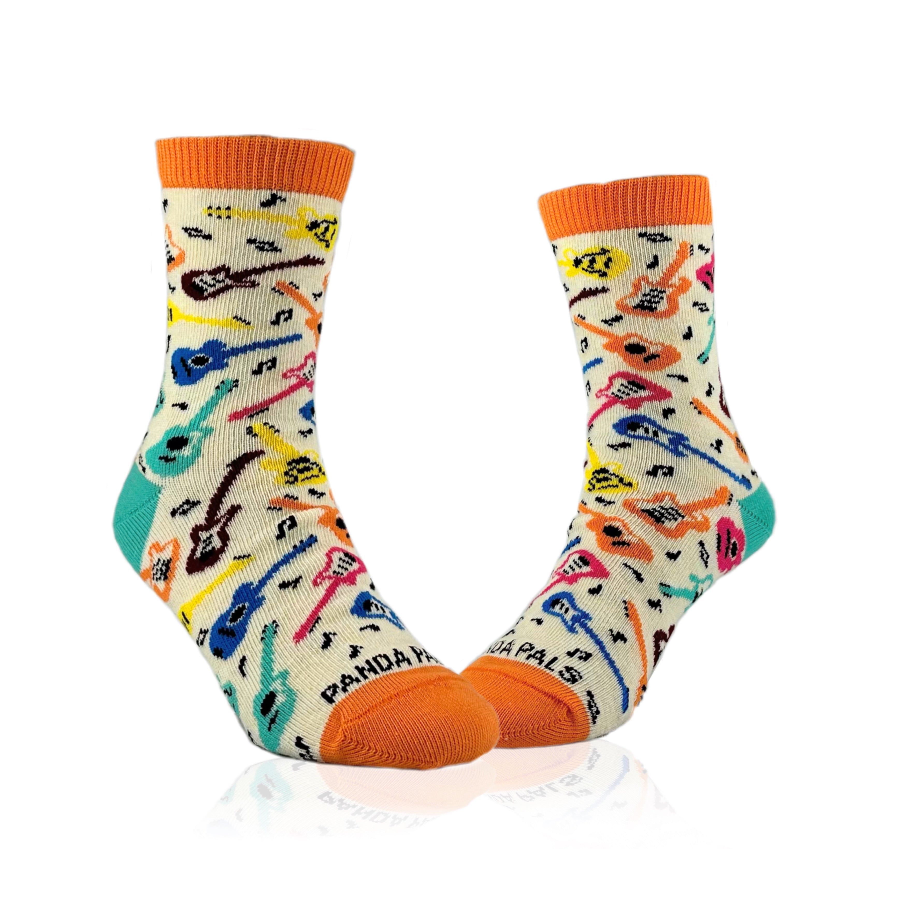 Guitar Pattern Socks from the Sock Panda (Ages 3-7) - Picture 7 of 8