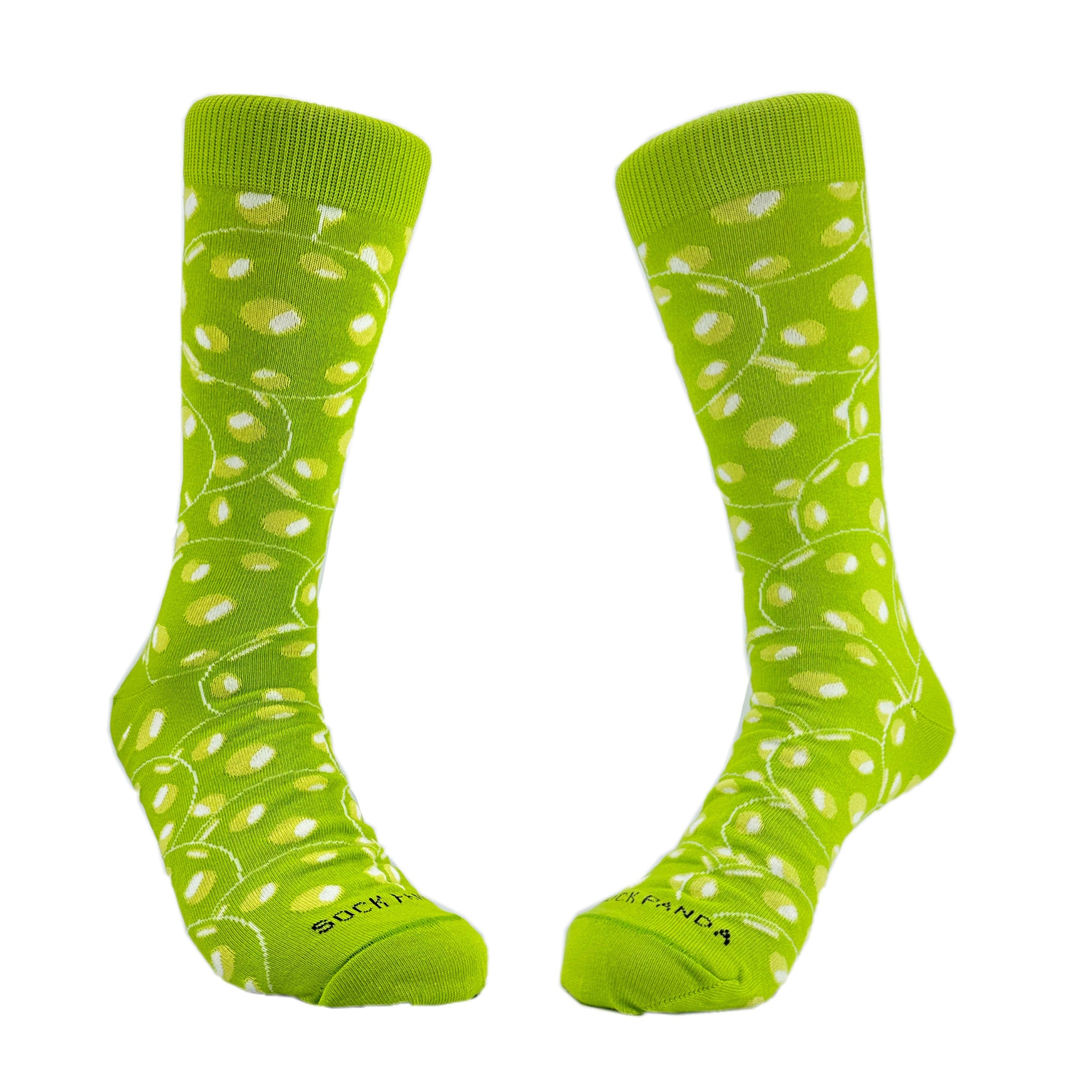 Pickleball Pattern Socks from the Sock Panda (Two Sizes)