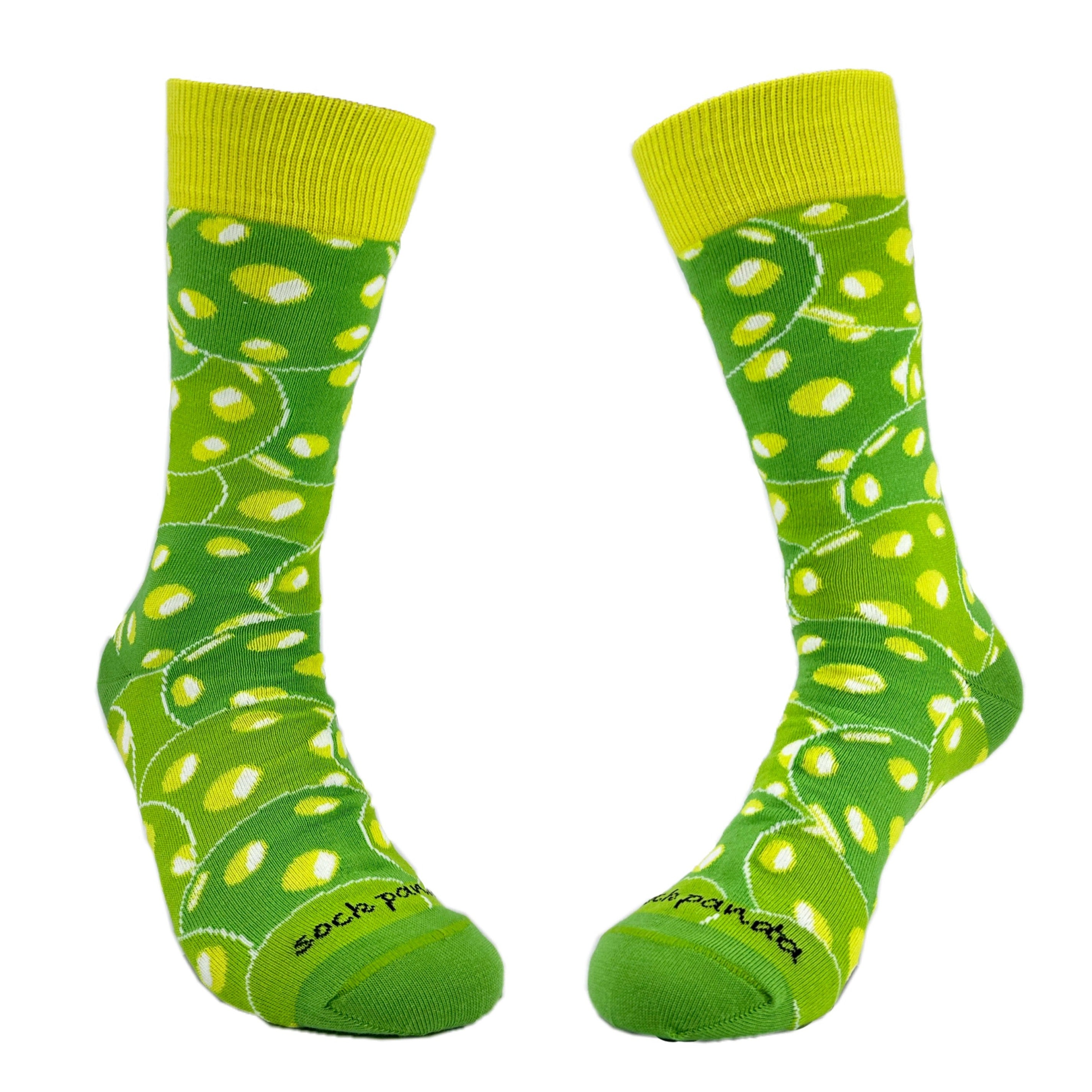 Pickleball Pattern Socks from the Sock Panda (Two Sizes)