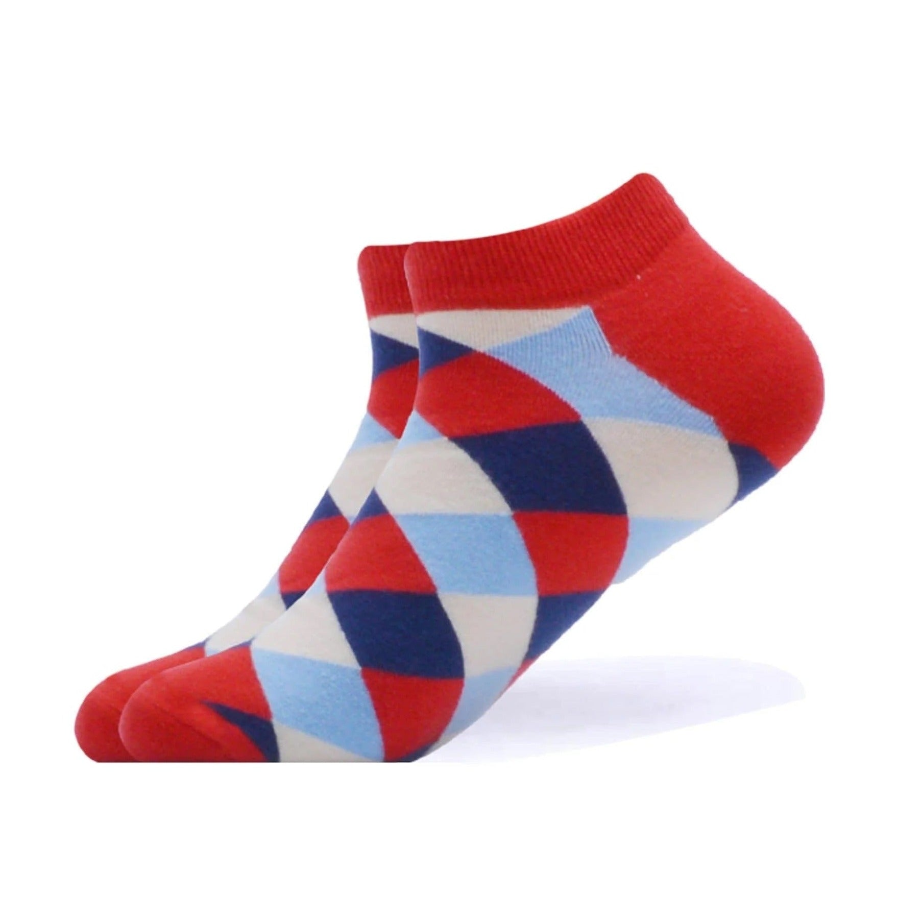 Colorful Argyle Ankle Socks (Adult Large) from the Sock Panda - Picture 8 of 8