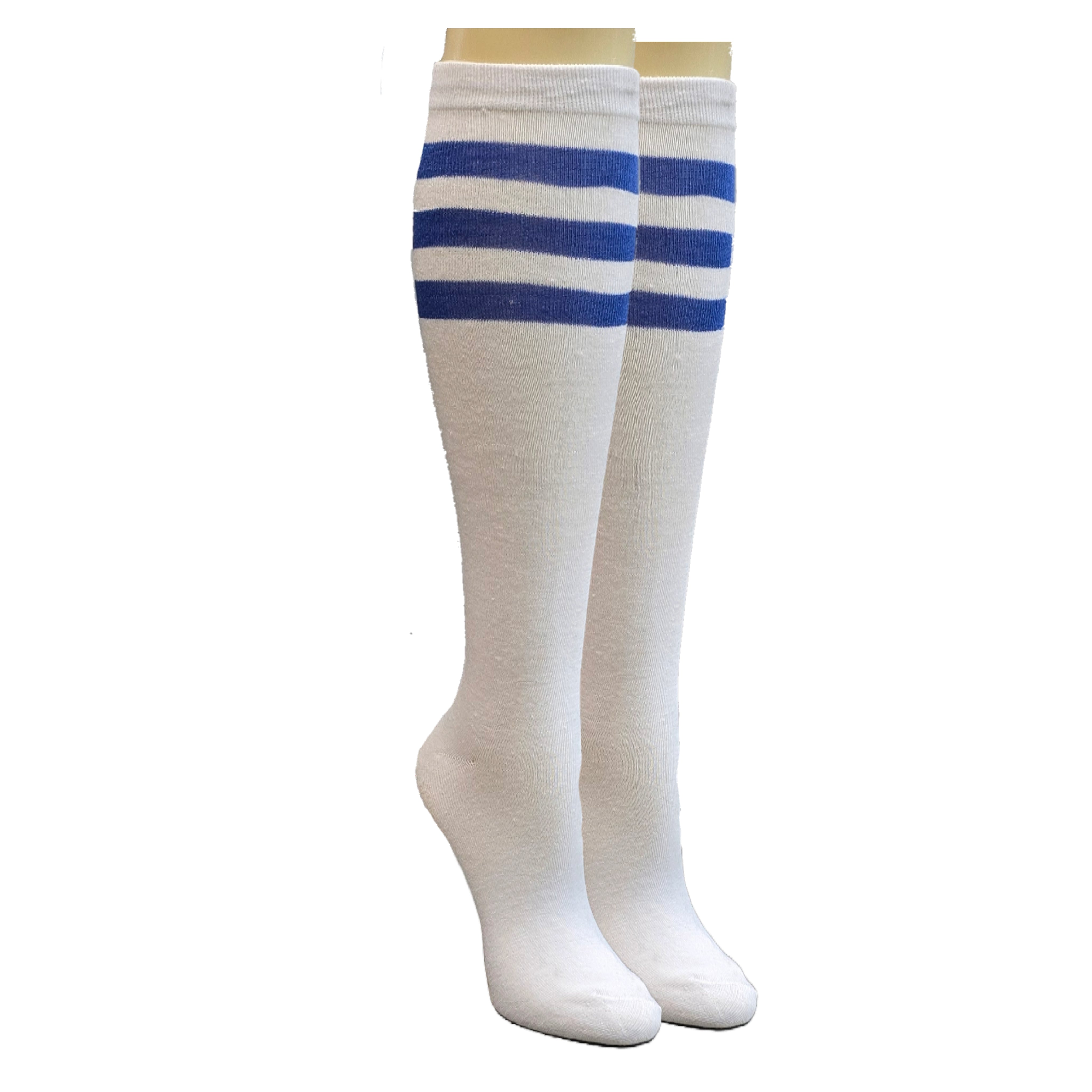 Calcetines retro con patrón de rayas (hasta la rodilla) - Imagen 4 de 5