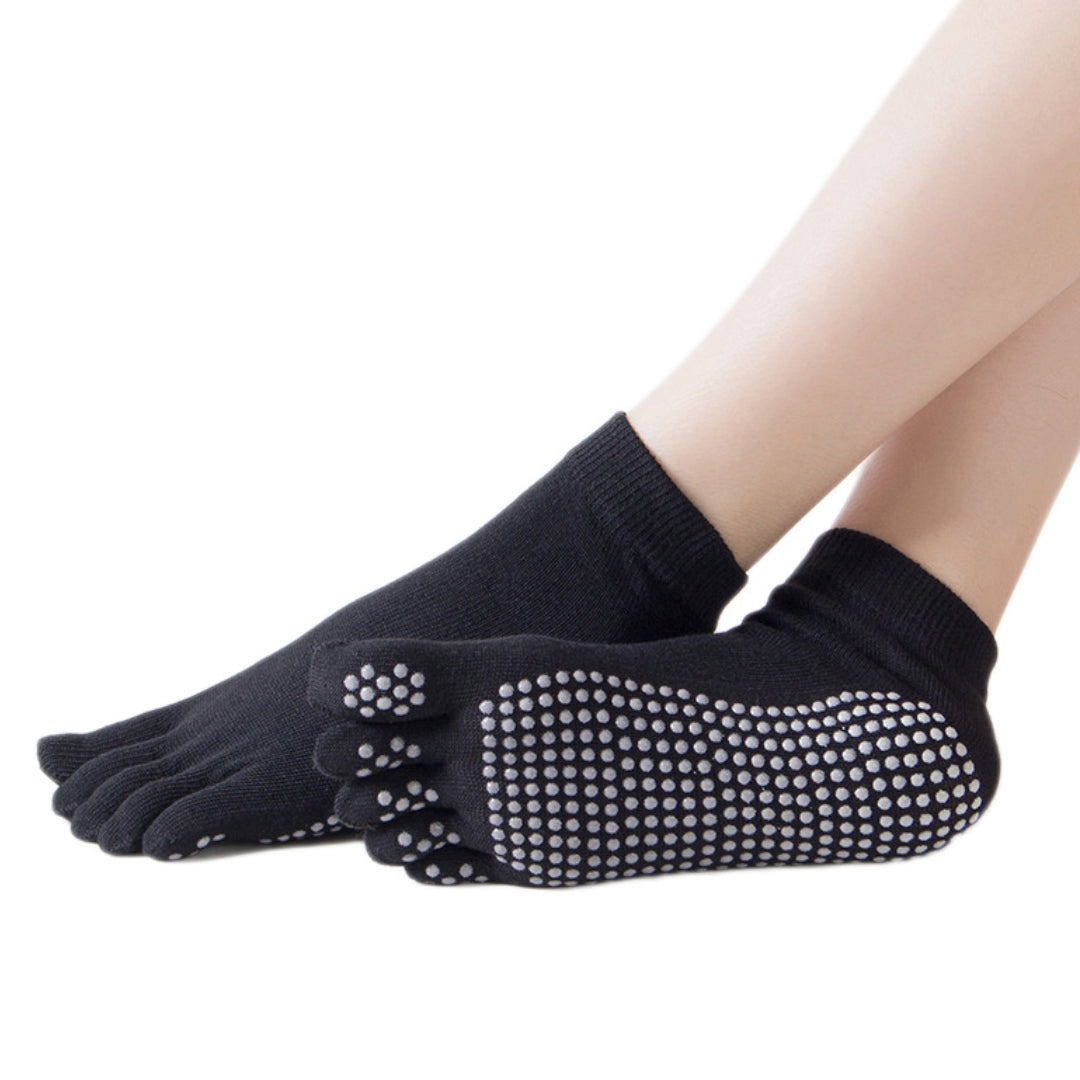Solid Color Toe Socks (Adult Medium - Women's Shoe Sizes 5-10) - Picture 6 of 8