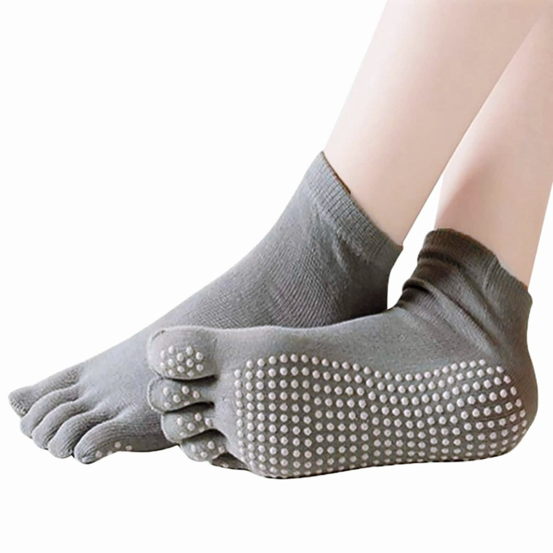 Solid Color Toe Socks (Adult Medium - Women's Shoe Sizes 5-10) - Picture 8 of 8
