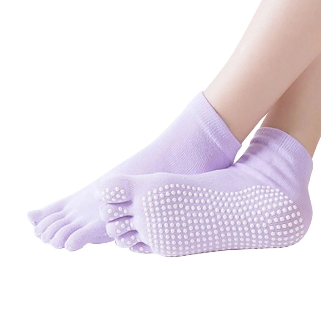 Solid Color Toe Socks (Adult Medium - Women's Shoe Sizes 5-10) - Picture 7 of 8