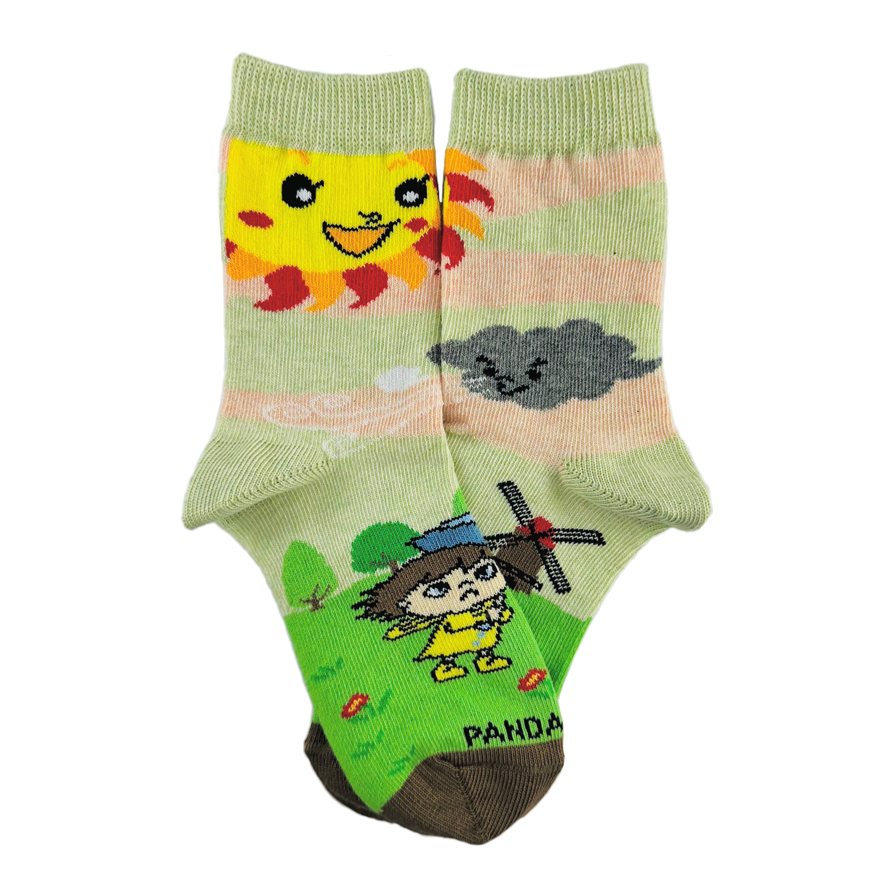 Sun vs. Wind Socks from the Sock Panda (Age 3-7) - Picture 7 of 7