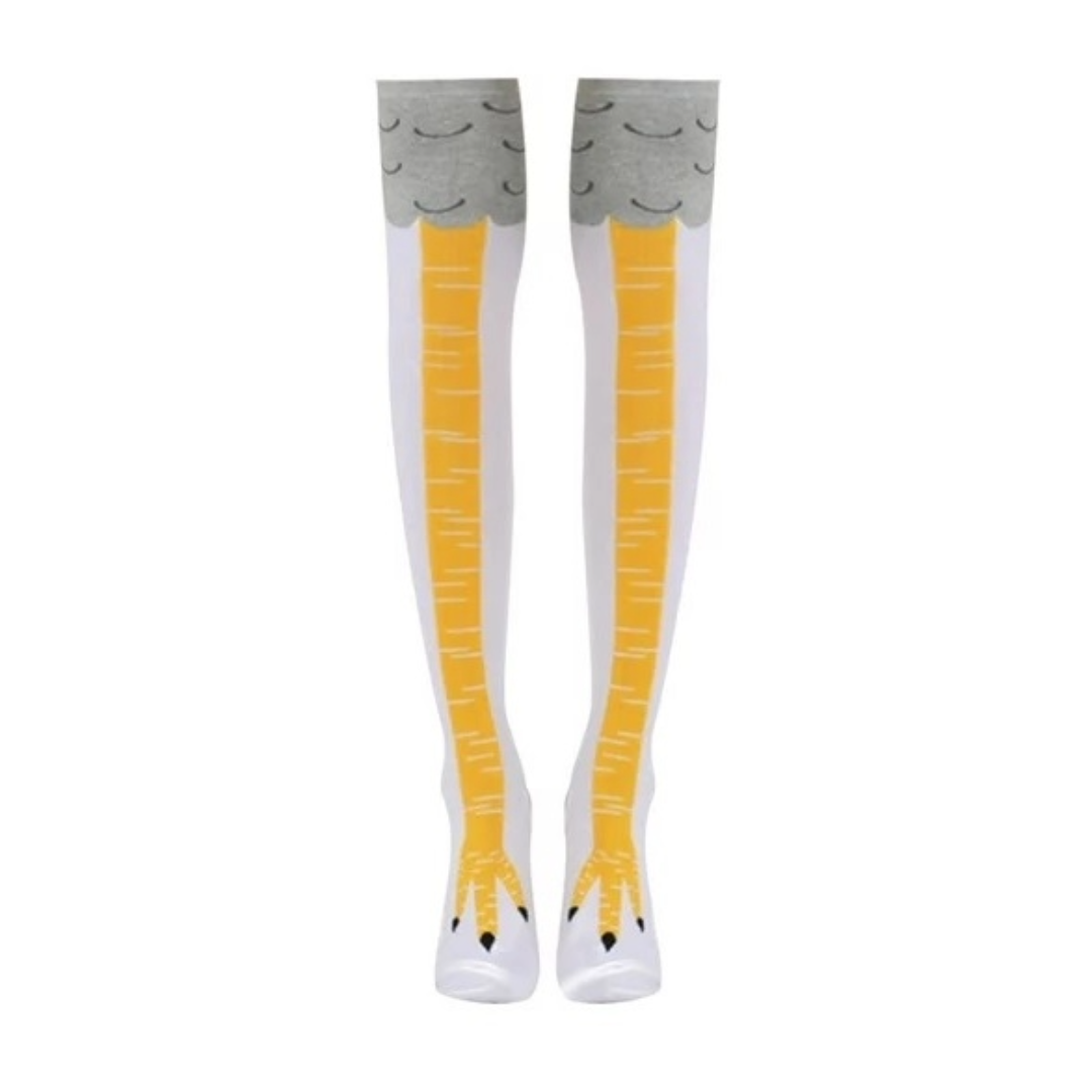 Funny Chicken Leg Socks (Thigh High) - 第 8/8 張圖片