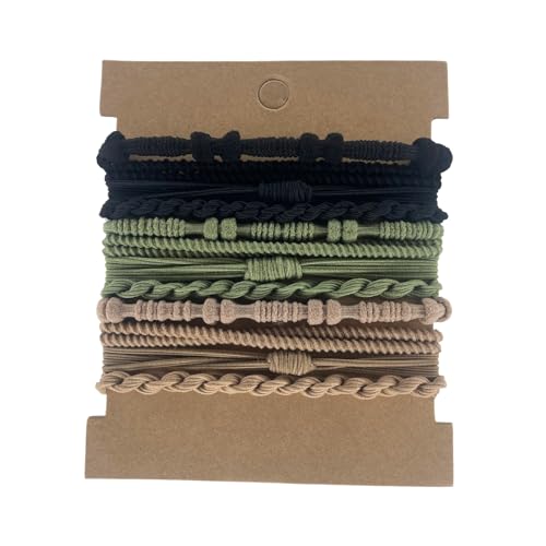 12pcs Hair Tie Bracelets, Boho Hair Ties for Men Women Kids, 1 Set - Picture 15 of 19