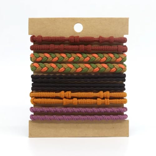 12pcs Hair Tie Bracelets, Boho Hair Ties for Men Women Kids, 1 Set - Picture 19 of 19