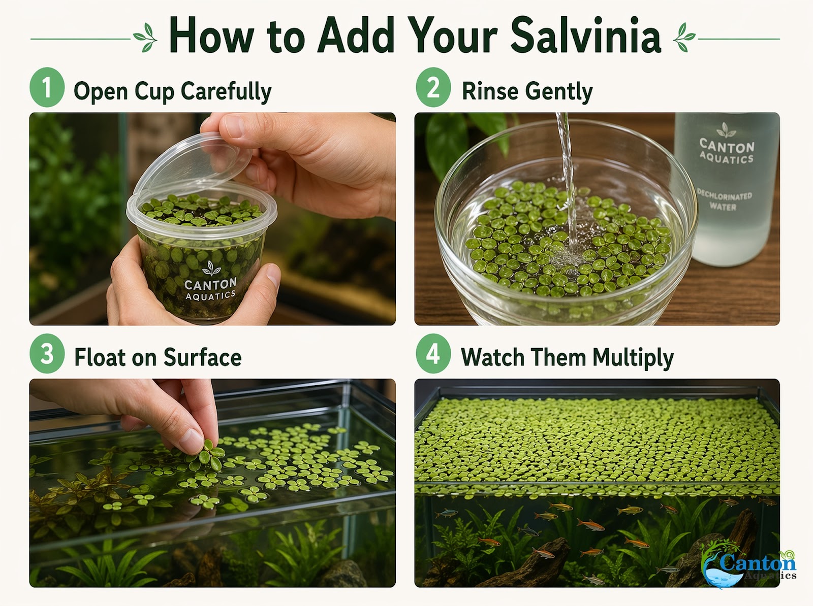 Salvinia Floating Plants