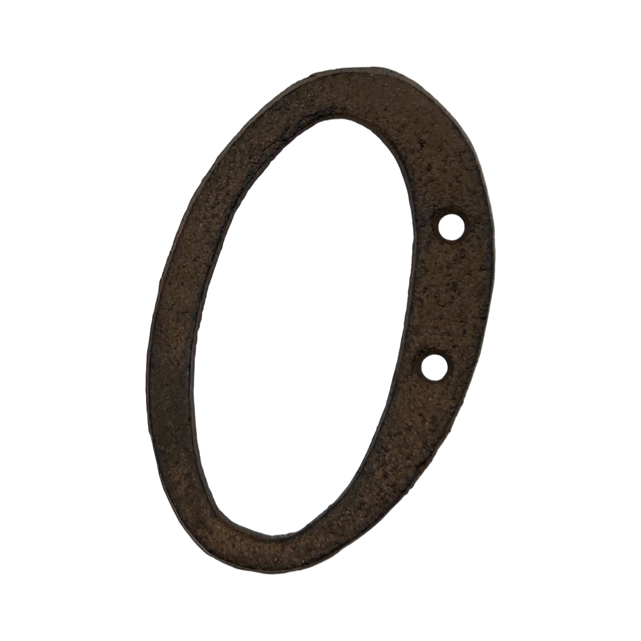 Rustic Brown Cast Iron Metal House Numbers 4 Inch Rustic Cast Iron Pick #’s 0-9
