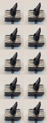 15 AMP ON-OFF TOGGLE SWITCH BLACK MEDIUM DUTY