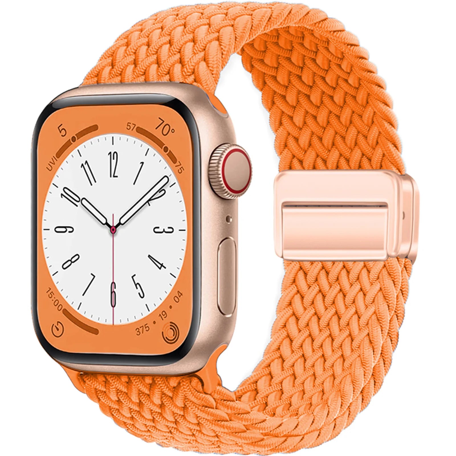 Correa de reloj Solo Loop para Apple Watch, correa de reloj trenzada de nailon elástico - Imagen 9 de 10
