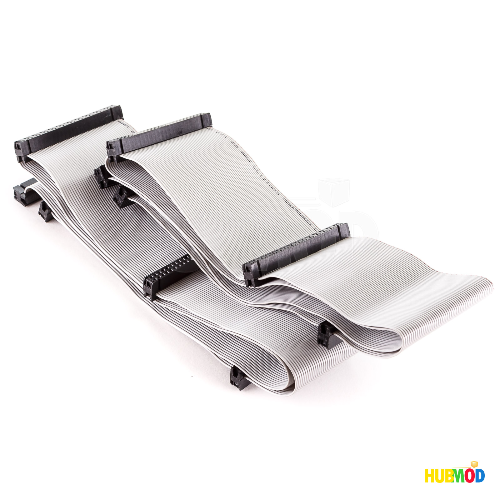 2Pack 30" 50Pin SCSI Internal Ribbon Flat Cable 5Connector 4Device