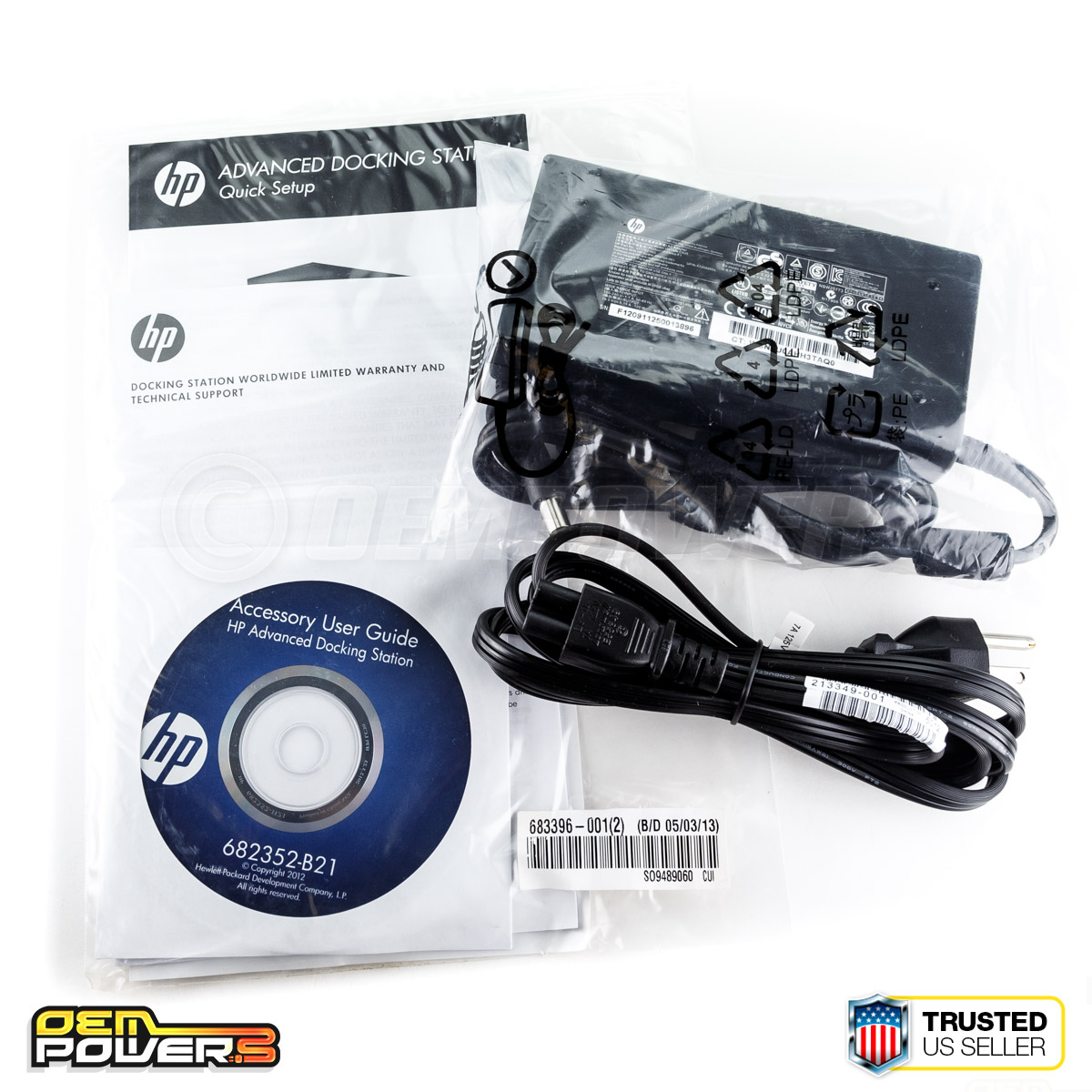 HP 120W Advanced Docking Station from HP offers desktop convenience with  full port replication capability in a space-saving design.