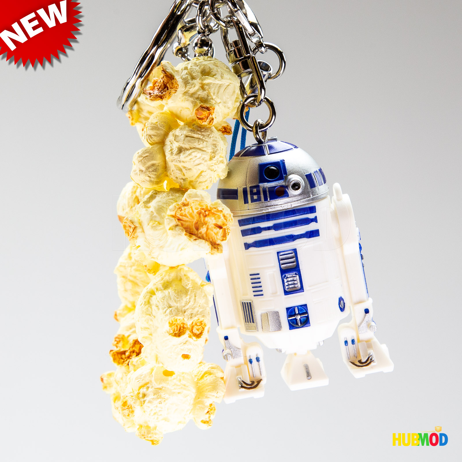 DISNEY KEYCHAIN POPCORN BUCKET R2D2 STAR WARS TOKYO DISNEYRESORT STRAP