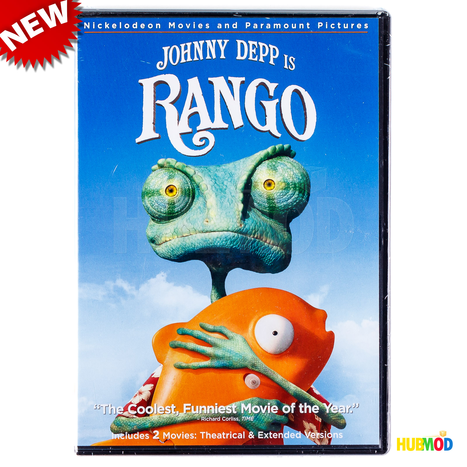 Rango DVD Theatrical & Extended Version Kids Movie Johnny Depp NEW