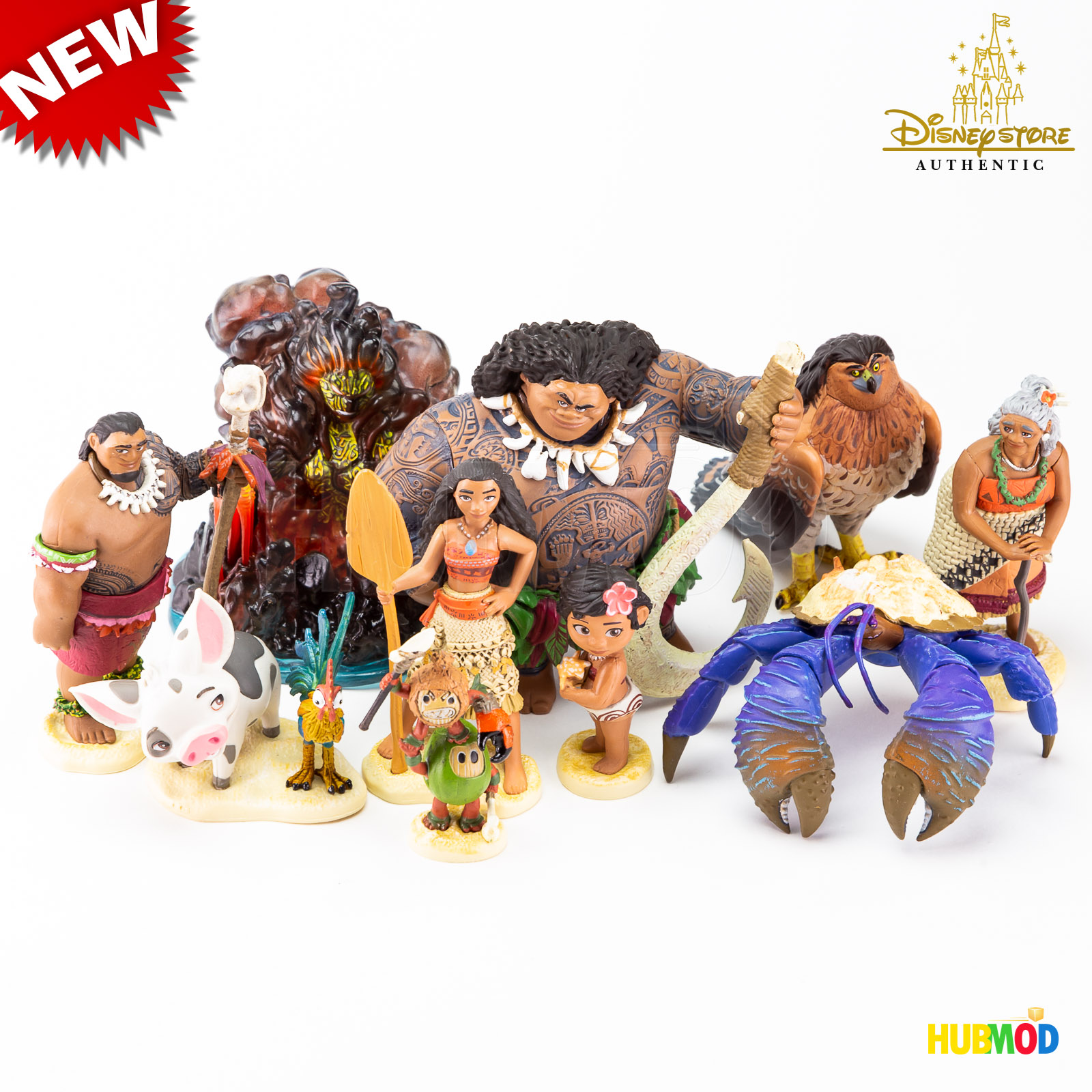 moana figures disney store