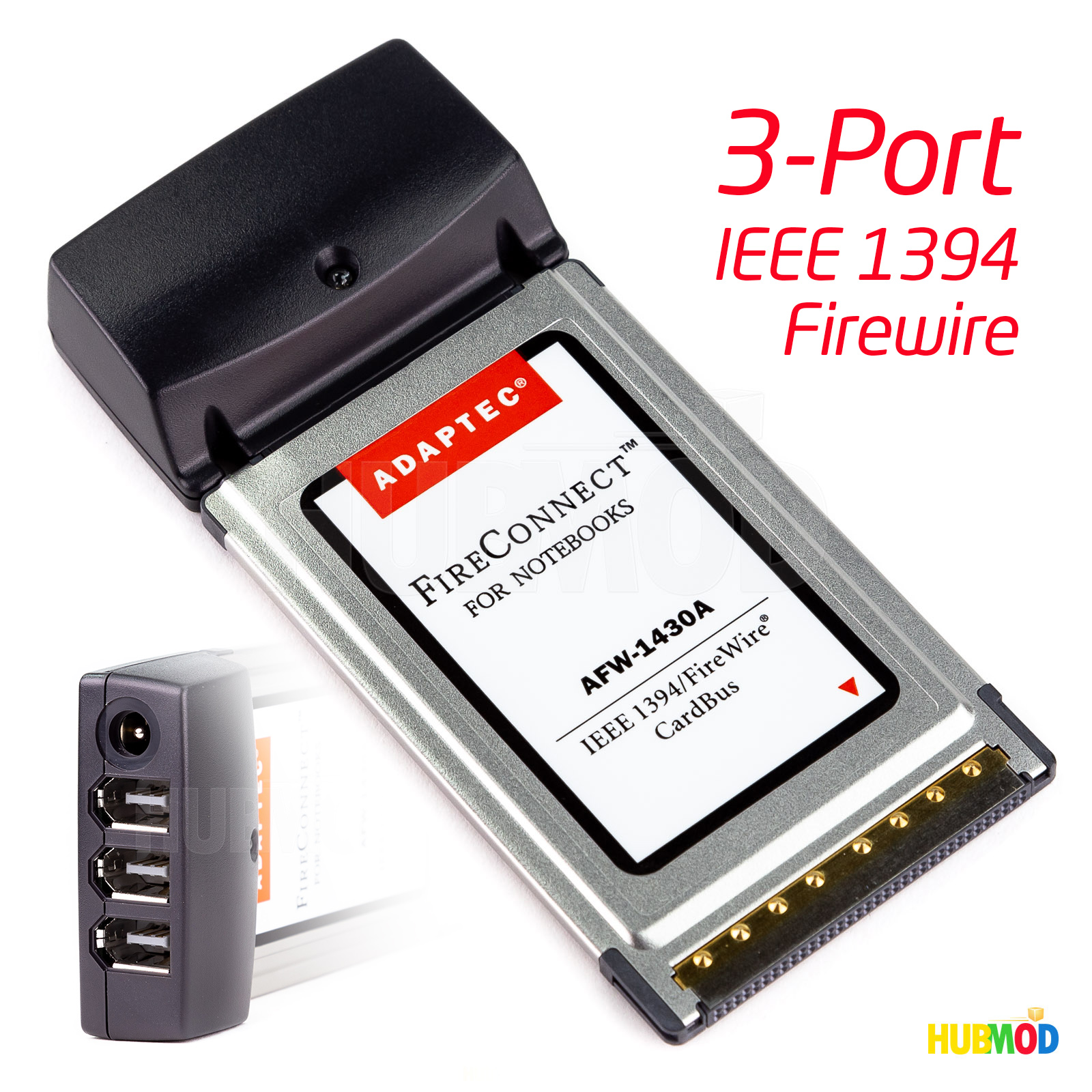 Adaptec FireConnect AFW1430A 3Port FireWire IEEE 1394 CardBus