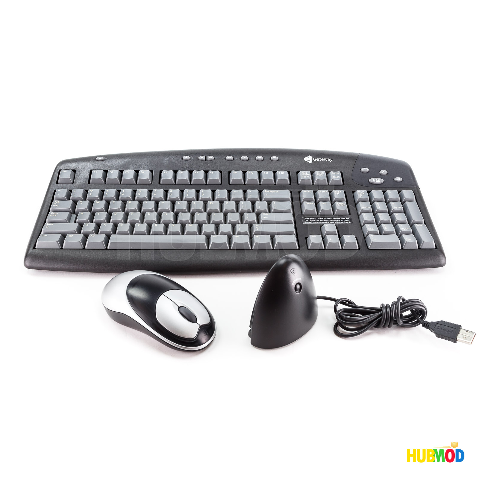 Gateway Logitech iTouch Wireless Keyboard Mouse YRB6 RT7R00 MRM67A