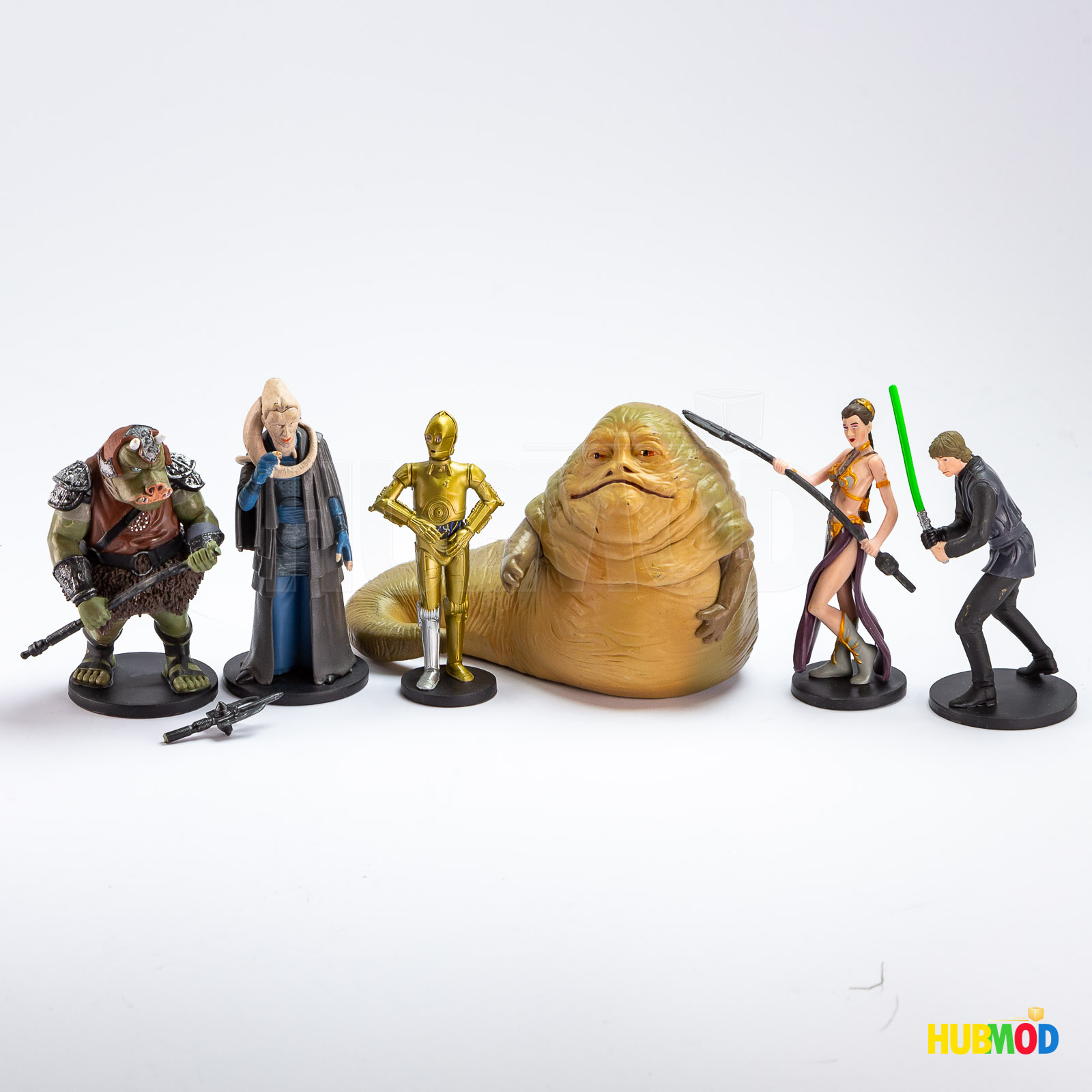 NEW Disney Store STAR WARS Toy Figurines Cake Toppers Figures Playset Set Of 6