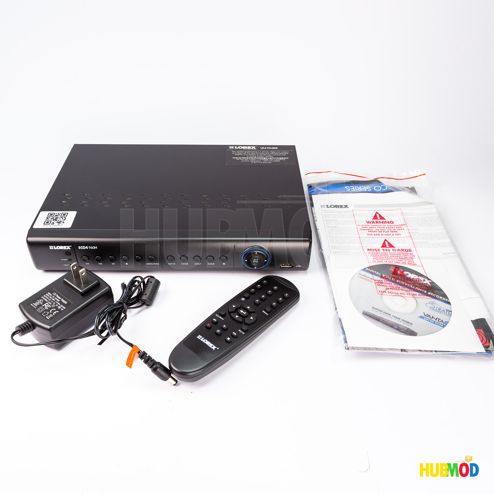 LOREX ECO4 960H 8 Channel LH158000 1TB Hard Drive Digital Video
