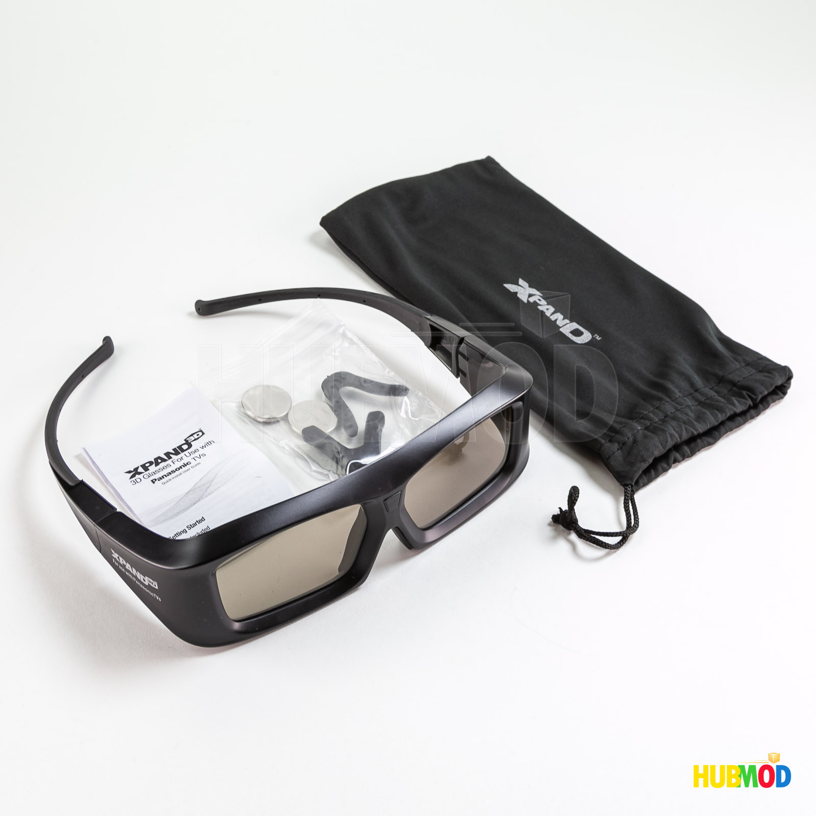Lot of 2 XPAND Active IR 3D Glasses X103 for Panasonic TV's and