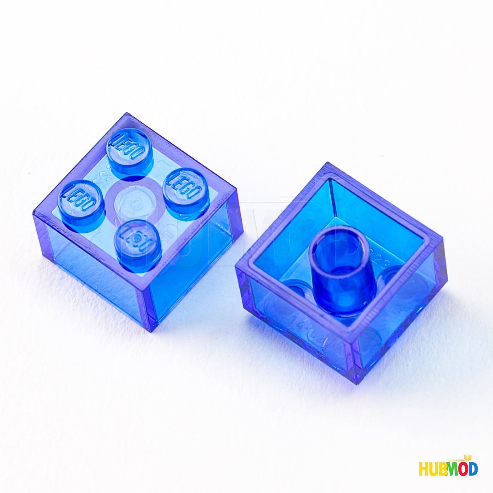 Lot of LEGO Transparent Blue 2x2 6223 3003 Building Bricks Blocks Parts  Trans