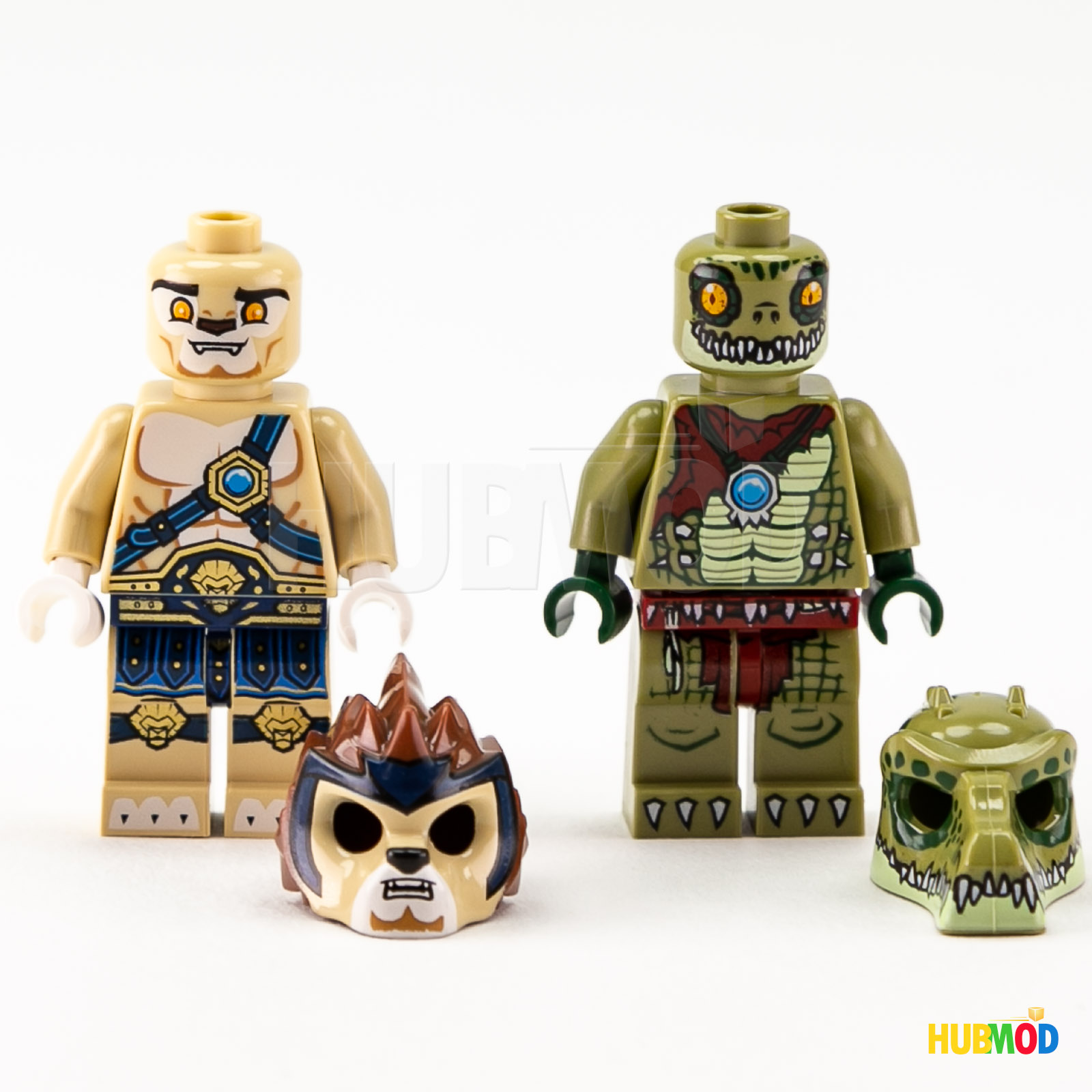 LEGO Legends of Chima Crawley Crocodile and Lennox Lion Minifigure
