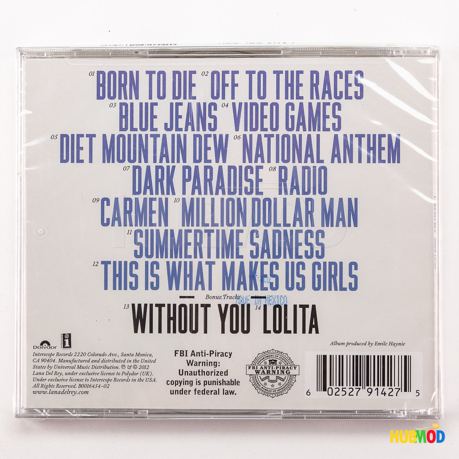 Lana Del Rey - Born To Die CD - Target Exclusive Edition w/ 2