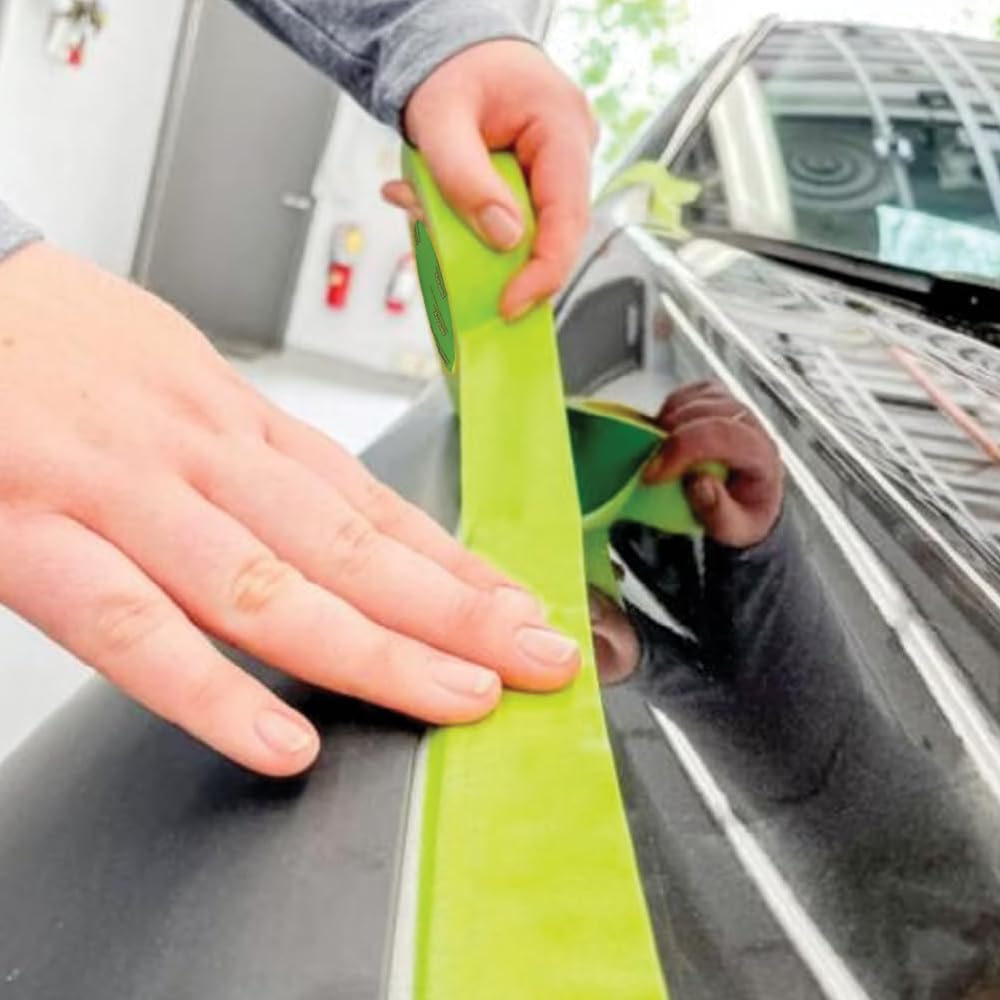 DINOGREN Painters Tape Green 3/4in x 60yd – Heat & Water Resistant, 12 Rolls