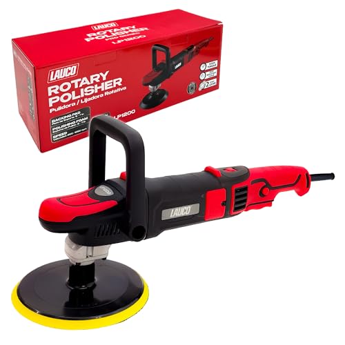 LAUCO Rotary & Gear Driven Orbital Polisher 1200W - 1000W wi