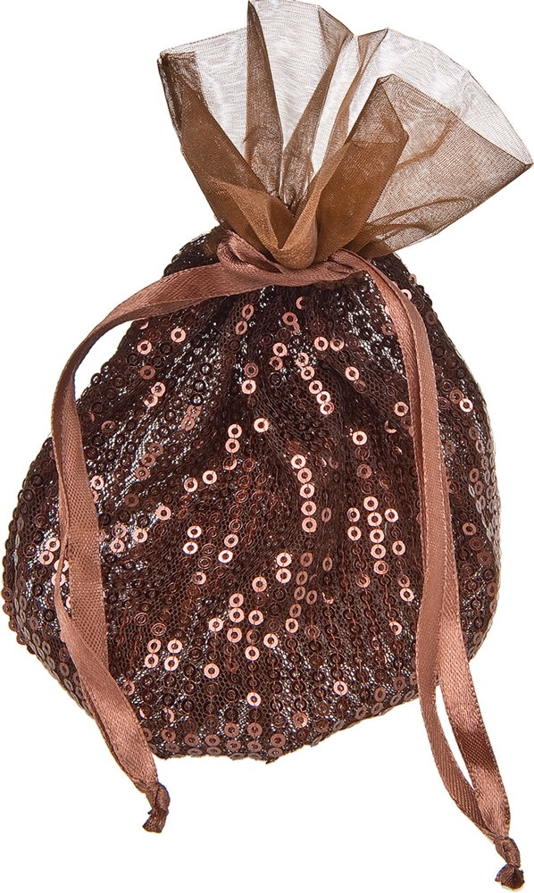 Bolsas de organza de lentejuelas finas brillantes para regalo y favores (juego/8) - Imagen 2 de 9