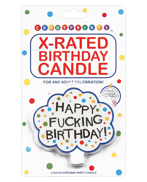 Happy F*cking Birthday Candle – Novelty Gag Gift for Adult Party