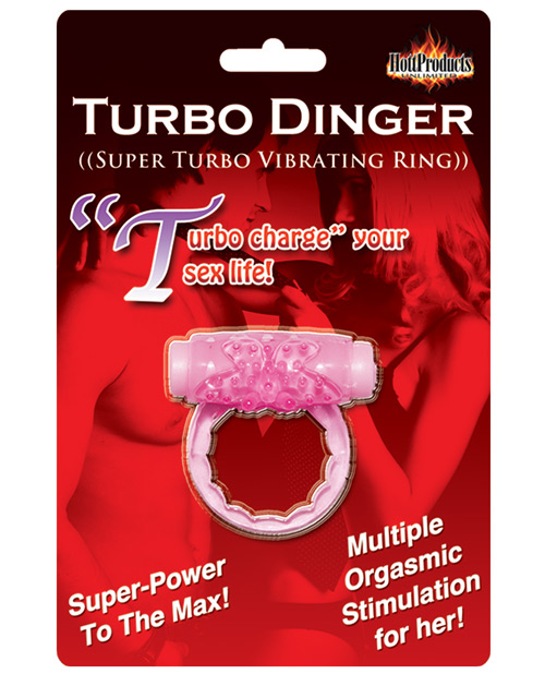 Humm Dinger Turbo Vibrating Cockring – Magenta