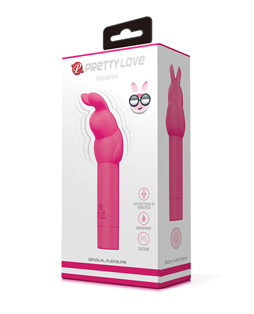 Pretty Love Gerardo Bunny Vibrator – Hot Pink