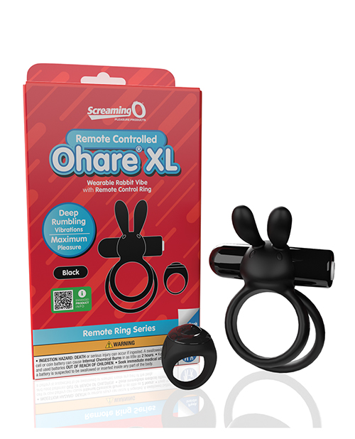 Screaming O Ohare Remote Controlled Vibrating Ring – XL