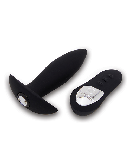 Nu Sensuelle Remote Control Rechargeable Mini Plug – Black