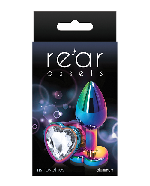Rear Assets Multicolor Heart Small – Clear