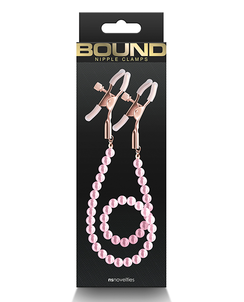 Bound DC1 Nipple Clamps – Pink